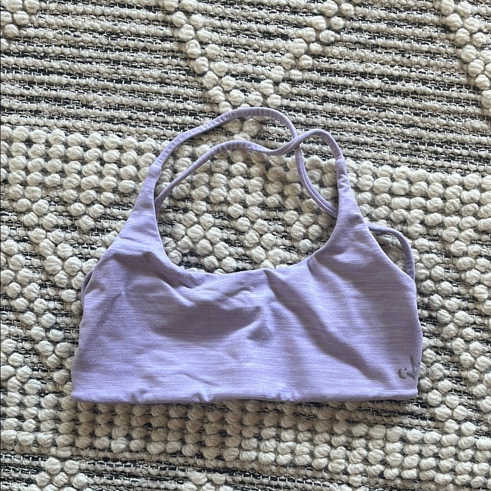 Crop Shop Boutique CSB Lavender Sports Bra